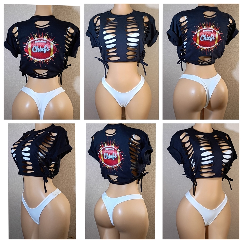 Kansas City Chiefs Custom Crop Top